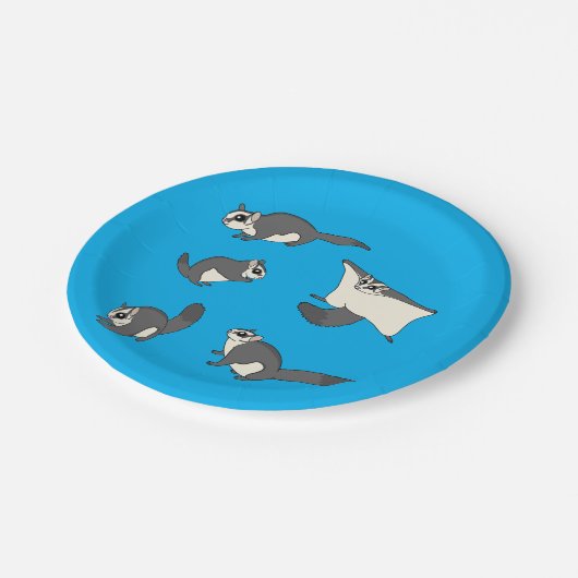 Zuckergrüber Pappteller (Schrägansicht)