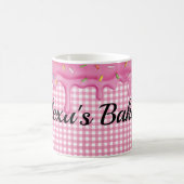 Zuckerguss auf Gingham Kaffeetasse (Mittel)