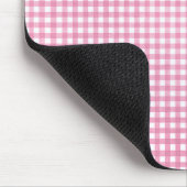 Zuckerguss auf Gingham Mousepad (Ecke)