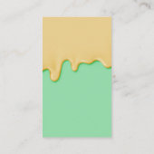 Zuckerguss | Button-Rolling-Logo Visitenkarte (Rückseite)