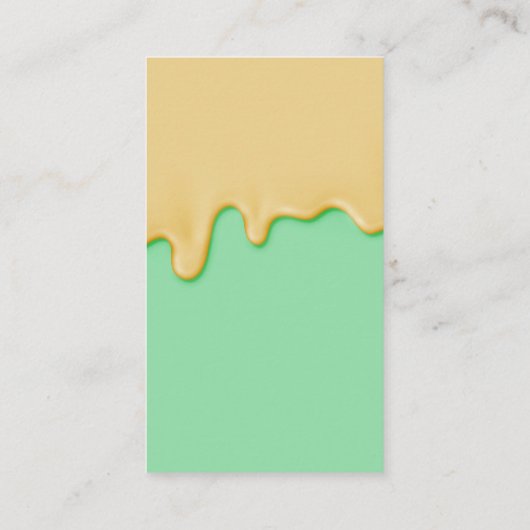 Zuckerguss | Button-Rolling-Logo Visitenkarte (Rückseite)