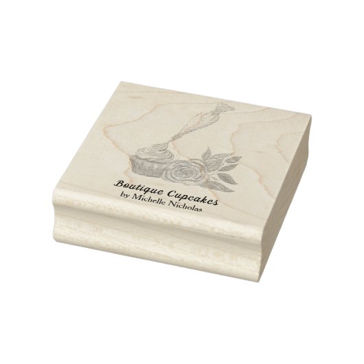 Zuckerguss Cupcake, Catering Gummistempel (Stempel)