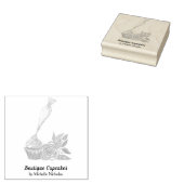 Zuckerguss Cupcake, Catering Gummistempel (Stempel)