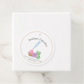 Zuckerguss Cupcake für Wasserfarben Vielen Dank fü Geschenkanhänger (Beispiel)