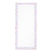 ZUCKERGUSS Tropfen lila Werbekarte (Hinten)