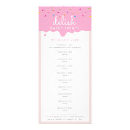 ZUCKERGUSS Tropfen Sprinklen Werbekarte