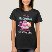 Zuckerguss- und Icing-Dekorationen T-Shirt (Vorderseite)