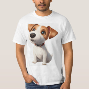 "Zuckerhaltige Bliss: Adorable Dog Sticker T-Shirt