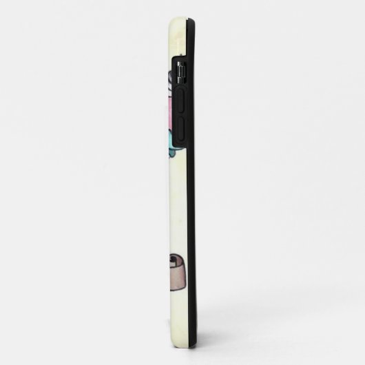 Zuckerhaltiger süßer Schädel Case-Mate iPhone Hülle (Hinten/Links)