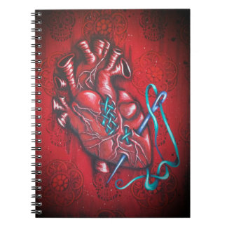 Zuckerherz-Notizbuch Notizblock