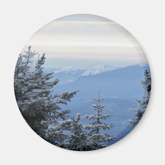 Zuckerhut am Horizont in Maine Magnet (Vorne)