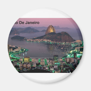 Zuckerhut-Berg Brasiliens Rio de Janeiro (St.K.) Magnet