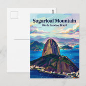 Zuckerhut Brasilien Postkarte (Vorne/Hinten)