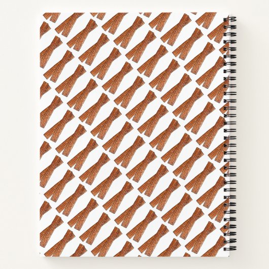 Zuckerhut Churro Fried Dough Pastries Churros Prin Notizblock (Rückseite)