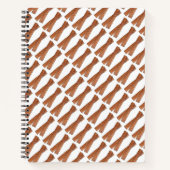 Zuckerhut Churro Fried Dough Pastries Churros Prin Notizblock (Vorderseite)