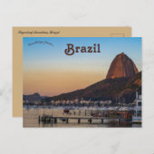 Zuckerhut in Brasilien Postkarte (Vorne/Hinten)