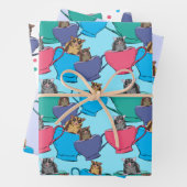 Zuckerhut in Teebeete Gemustert Geschenkpapier Set (Beispiel)