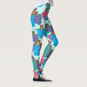 Zuckerhut in Teebeete Gemustert Leggings (Rechts)