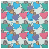 Zuckerhut in Teebeete Gemustert Stoff (Muster)