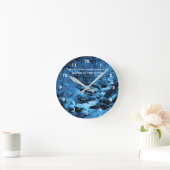 Zuckerhut Inspiration Runde Wanduhr (Zuhause)