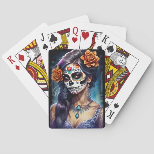 Zuckerhut Kunst, Dichtung und Musik Spielkarten (Rückseite)