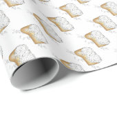 Zuckerhut New Orleans Beignet Feinschmecker Kondit Geschenkpapier (Rolleneckpunkt)