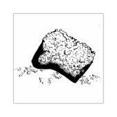 Zuckerhut Patisserie Louisiana französische Küche Gummistempel (Prägung)