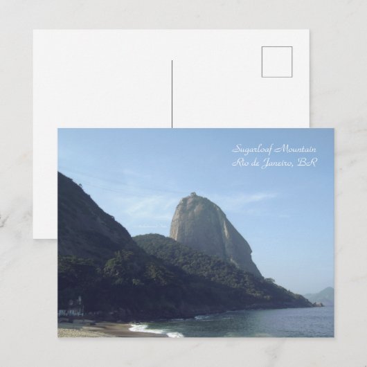 Zuckerhut Postkarte (Vorne/Hinten)