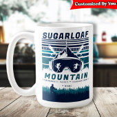 Zuckerhut Vintages Skifahren Kaffeetasse
