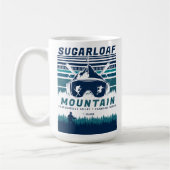 Zuckerhut Vintages Skifahren Kaffeetasse (Links)