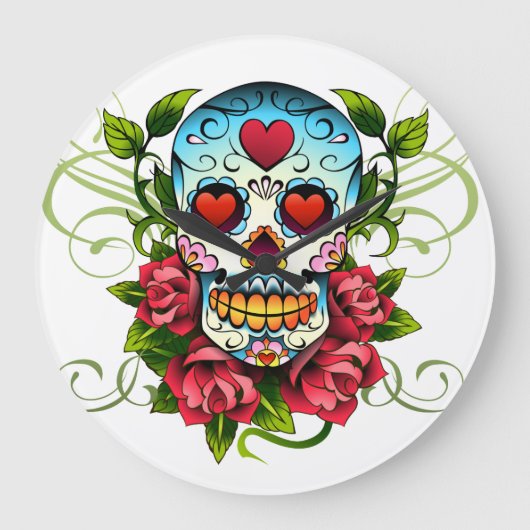 Zuckerhutuhr Große Wanduhr (Vorderseite)