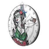 Zuckerkäfer mit Rose Dartscheibe (Vorderseite rechts)