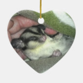 Zuckerkäfer schlafen in Blanket Keramik Ornament (Hinten)