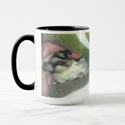 Zuckerkäfer schlafen in Blanket Tasse (Links)