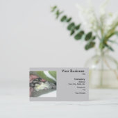 Zuckerkäfer schlafen in Blanket Visitenkarte (Stehend Vorderseite)