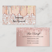 Zuckerkarte für Haarentfernung Visitenkarte (Vorne/Hinten)