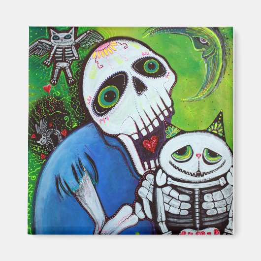 Zuckerkatzen Magnet (Vorne)