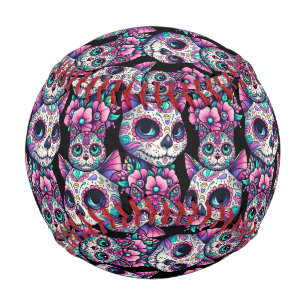 Zuckerkatzenmuster Baseball