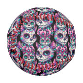 Zuckerkatzenmuster Baseball (Vorderseite Links)