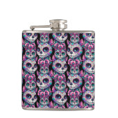 Zuckerkatzenmuster Flachmann (Vorderseite)