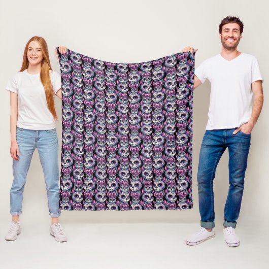 Zuckerkatzenmuster Fleecedecke (Beispiel)