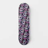 Zuckerkatzenmuster Skateboard (Vorderseite)