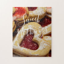 Zuckerkekse herz geprägtes rotes Foto