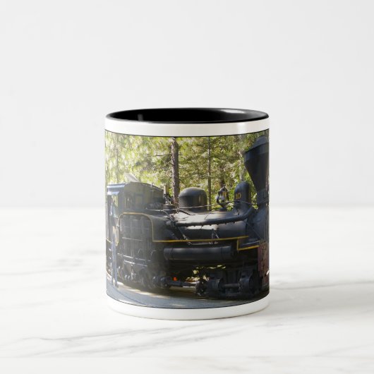 Zuckerkiefer Eisenbahn Yosemite Mt. Zweifarbige Tasse (Mittel)