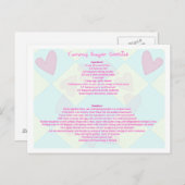 Zuckerkochrezepte Postkarte (Vorne/Hinten)