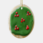 Zuckerkost Personalisiert Weihnachten Keramik Ornament (Rechts)