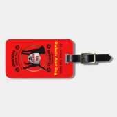 Zuckerkranke wachsame personalisierte gepäckanhänger (Vorderseite horizontal)