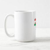 Zuckerkrapfen-Kirschkuchen-Donut-Kuchen Kaffeetasse (Links)