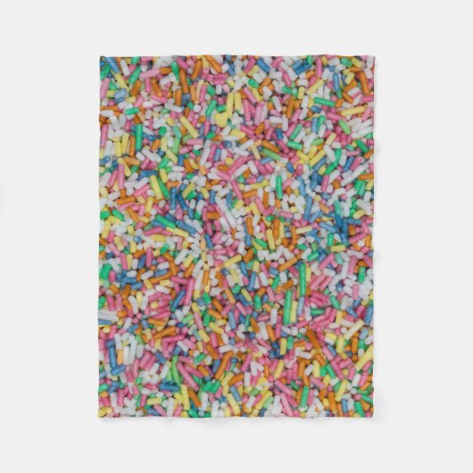 Zuckerkraut farbenfrohe Hintergrundgeschenk Fleecedecke (Vorderseite)
