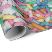 Zuckerkraut farbenfrohe Hintergrundgeschenk Geschenkpapier (Rolleneckpunkt)